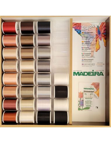 Madeira Rayon machine borduurgarenset 1000 m - Hout