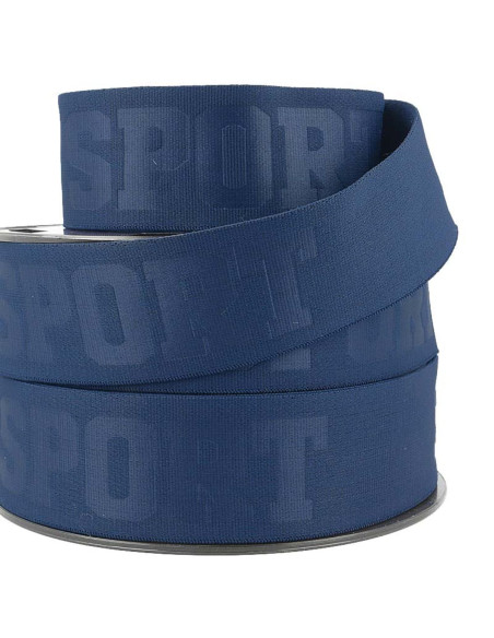 Elastische sportboxer - Marineblauw
