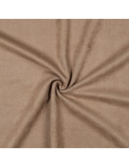 Stretch suèdine stof - Taupe