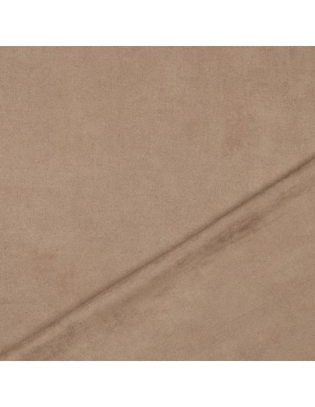 Stretch suèdine stof - Taupe