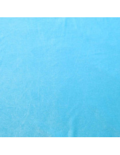 Stretch fluweel stof - Aqua blauw 2
