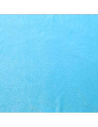Stretch fluweel stof - Aqua blauw