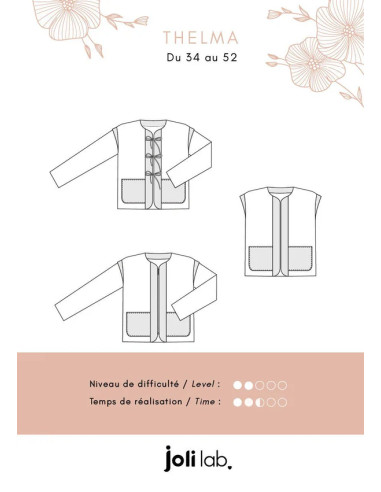 Thelma jas patroon - Joli Lab