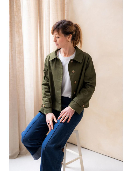 Simone trenchcoat patroon - Joli Lab