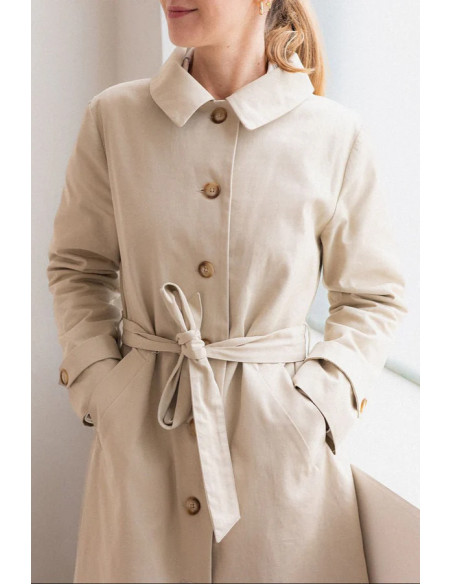 Simone trenchcoat patroon - Joli Lab