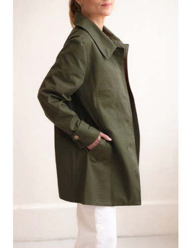 Simone trenchcoat patroon - Joli Lab