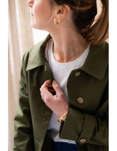 Simone trenchcoat patroon - Joli Lab