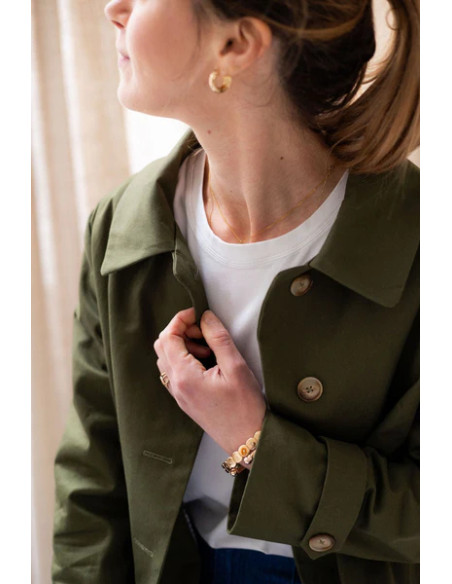 Simone trenchcoat patroon - Joli Lab