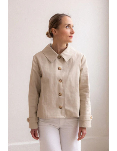Simone trenchcoat patroon - Joli Lab