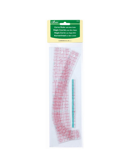 Set van 3 gebogen Clover-linialen