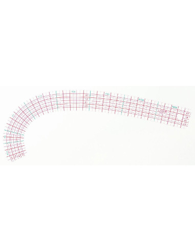 Set van 3 gebogen Clover-linialen