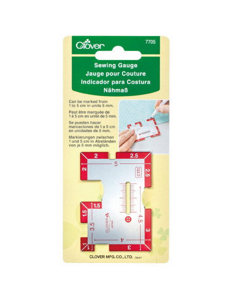 Clover metalen naaigauge