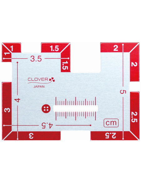 Clover metalen naaigauge