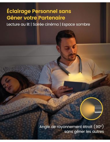 Oplaadbare handsfree nek-lamp Rascol