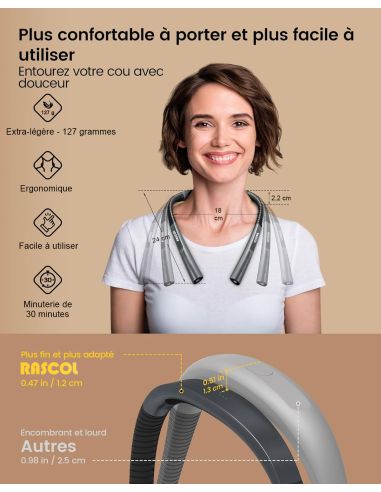 Oplaadbare handsfree nek-lamp Rascol