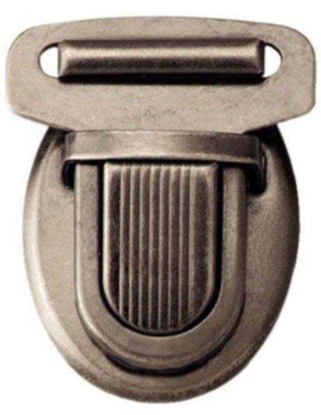 Sluiting van de boekentas - Antiek zilver