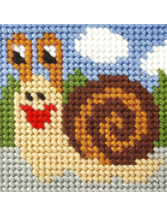 Kindercanvas kit - De slak