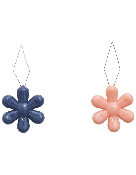 Naalden inrijgen - Collecties blauwe bloemen