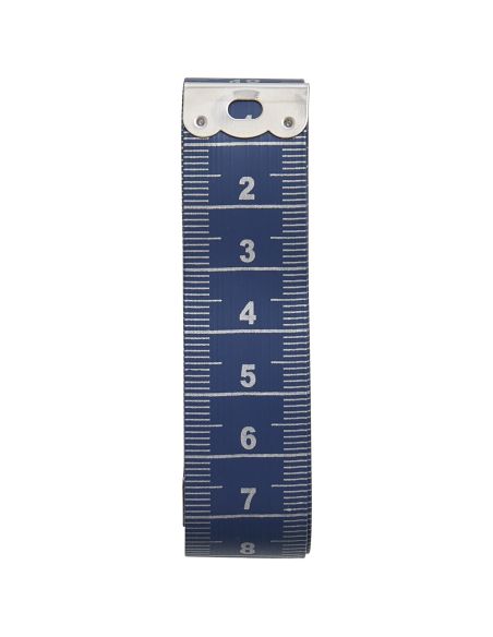 Meetlint naaien 150 cm - Collectie blauwe bloemen