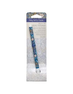 Wateruitwisbare markeerstift - Dikke punt - Blauwe bloemen collectie
