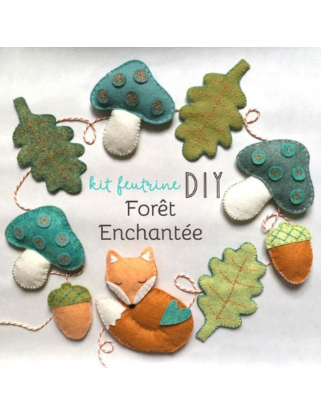 DIY viltpakket betoverd bos