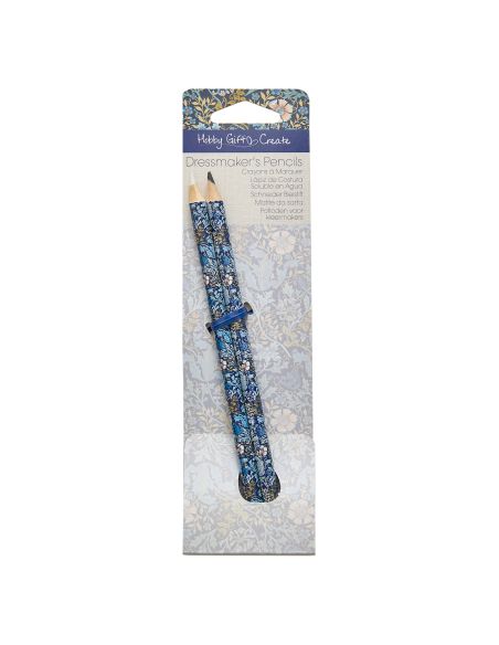 Zwart-wit krijtkrijt - Collectie blauwe bloemen