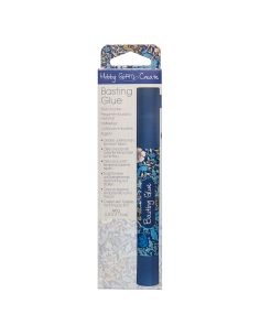 Tijdelijke textiellijm pen - Collectie blauwe bloemen