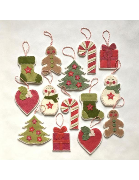 DIY viltpakket vrolijk Kerstfeest