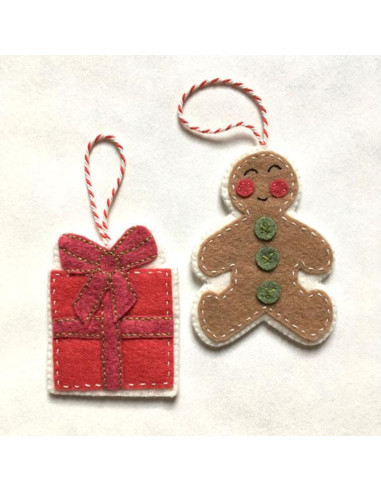DIY viltpakket vrolijk Kerstfeest