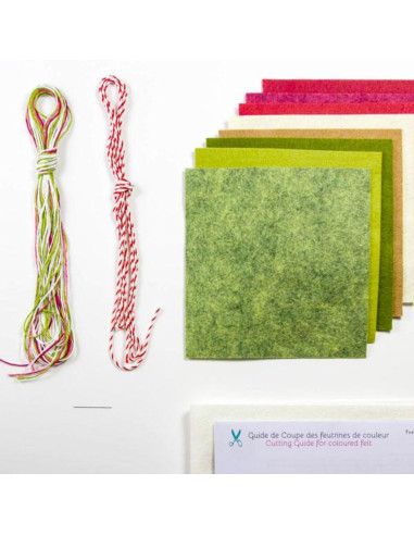 DIY viltpakket vrolijk Kerstfeest