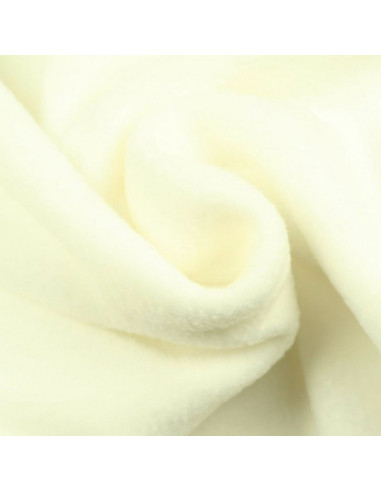 Fleece stof - Ecru