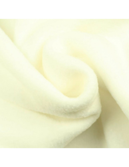 Fleece stof - Ecru