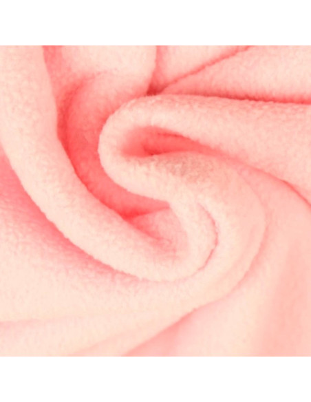 Fleece stof - Babyroze