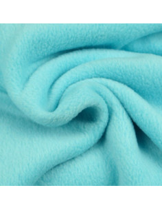 Fleece stof - Turkoois blauw