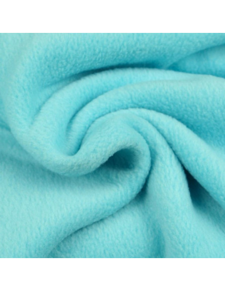 Fleece stof - Turkoois blauw