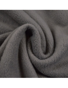 Fleece stof - Licht antracietgrijs