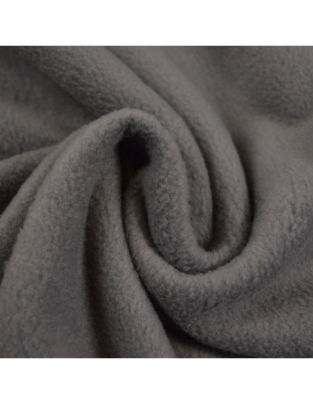 Fleece stof - Licht antracietgrijs