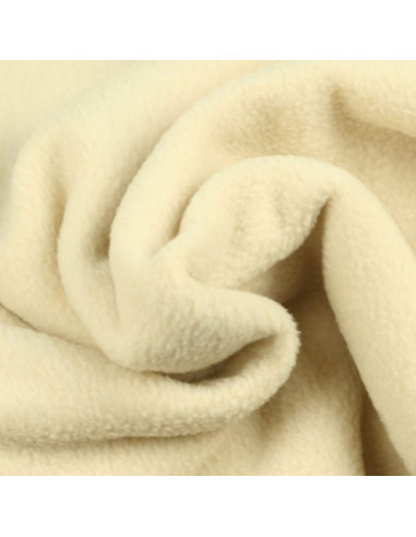 Fleece stof - Beige
