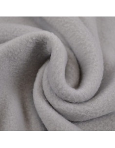 Fleece stof - Muisgrijs