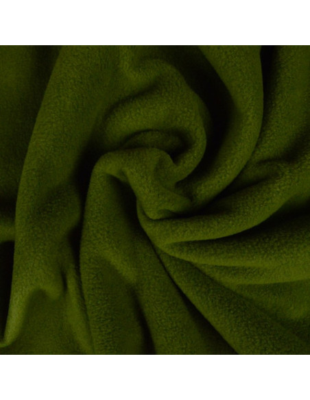 Fleece stof - Legergroen