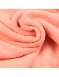 Fleece stof - Zalmkleurig