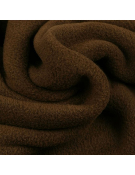 Fleecestof - Chocolade