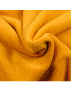 Fleece stof - Oker