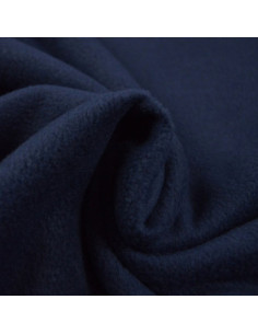 Fleece stof - Marineblauw
