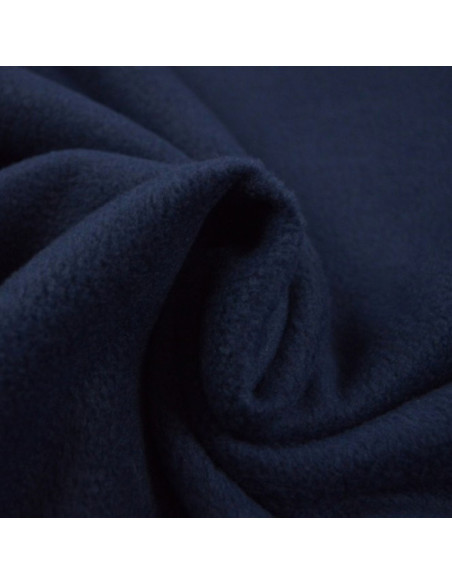 Fleece stof - Marineblauw