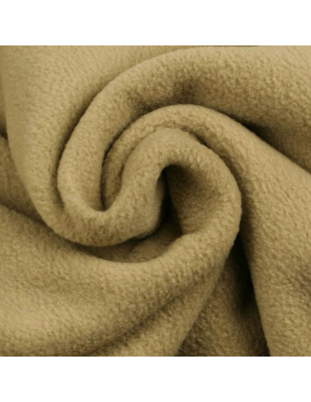 Fleece stof - Taupe