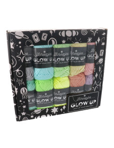 Scheepjes Glow Up set van 10 fosforescerende garens