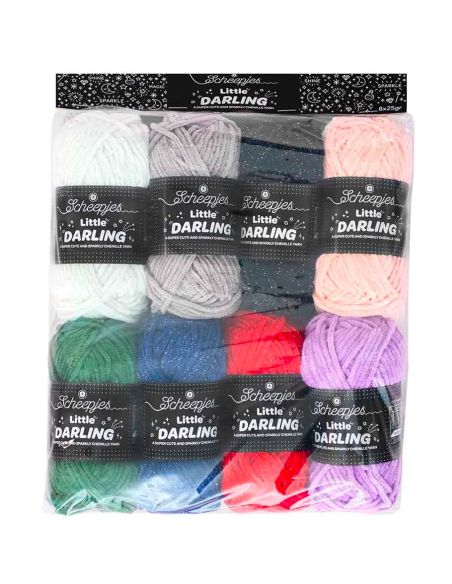 Zakje met 8 bollen Scheepjes Little Darling Sparkle
