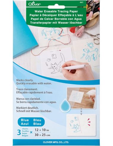 Uitwisbaar kalkpapier van Clover