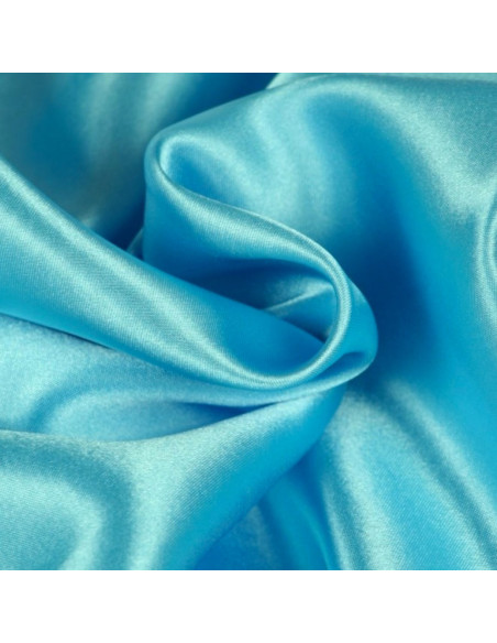 Deluxe satijnen voering - Turkoois blauw